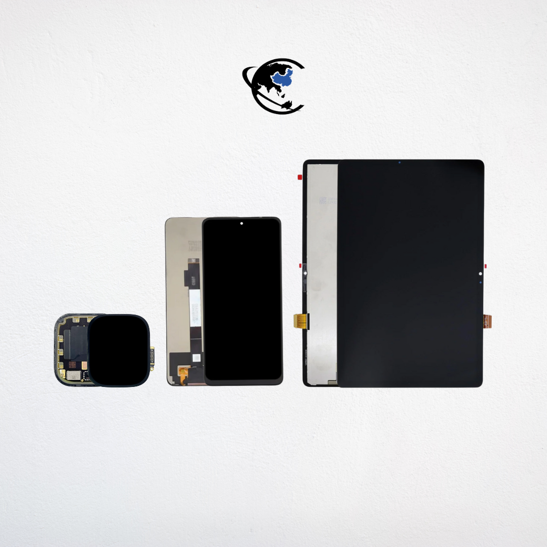 Pantallas para celular, tabletas y Apple Watch – repuestos compatibles con iPhone, Samsung, Xiaomi, Huawei, Motorola y más