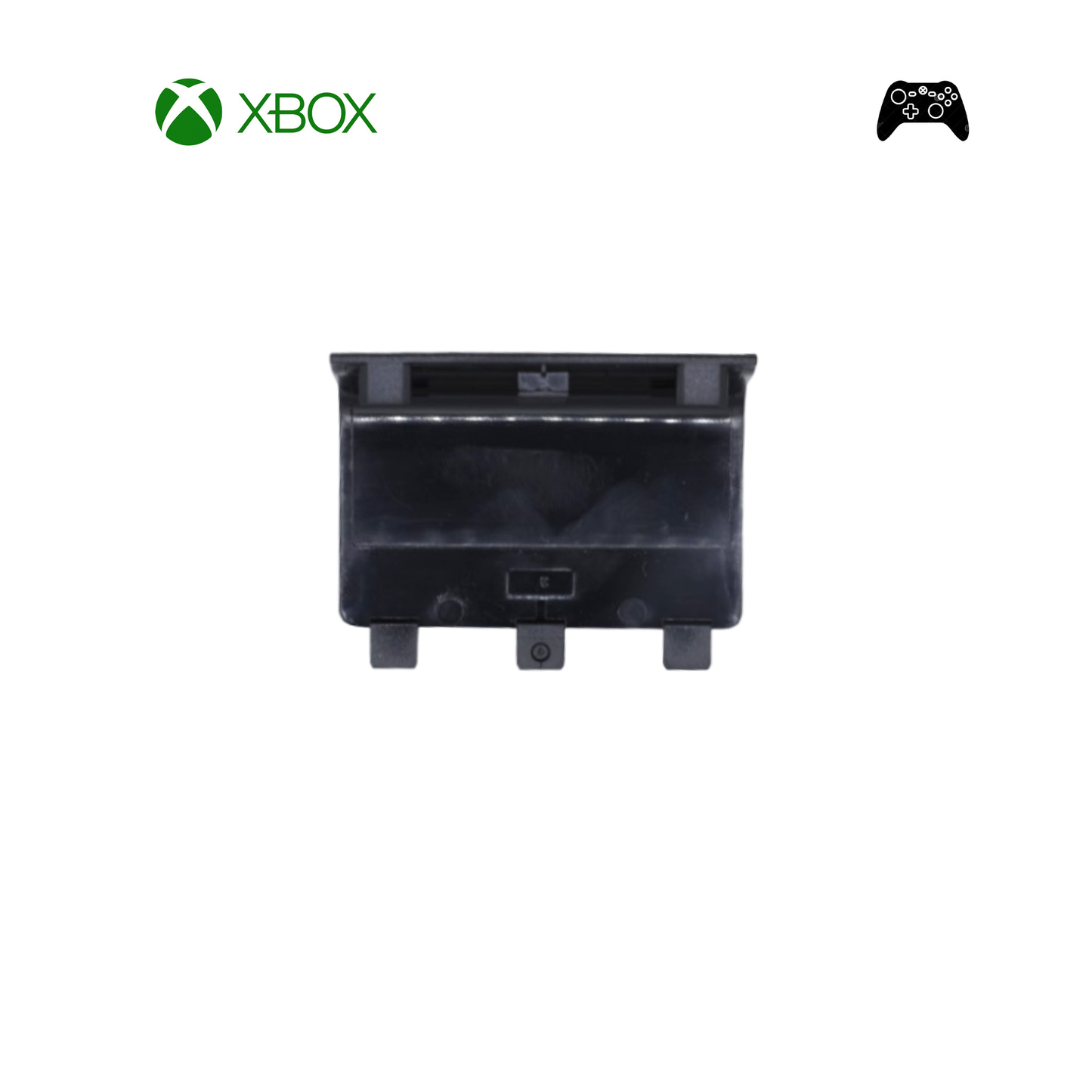 GAMING TAPA TRASERA PARA CONTROL DE XBOX CON LOGO NEGRO
