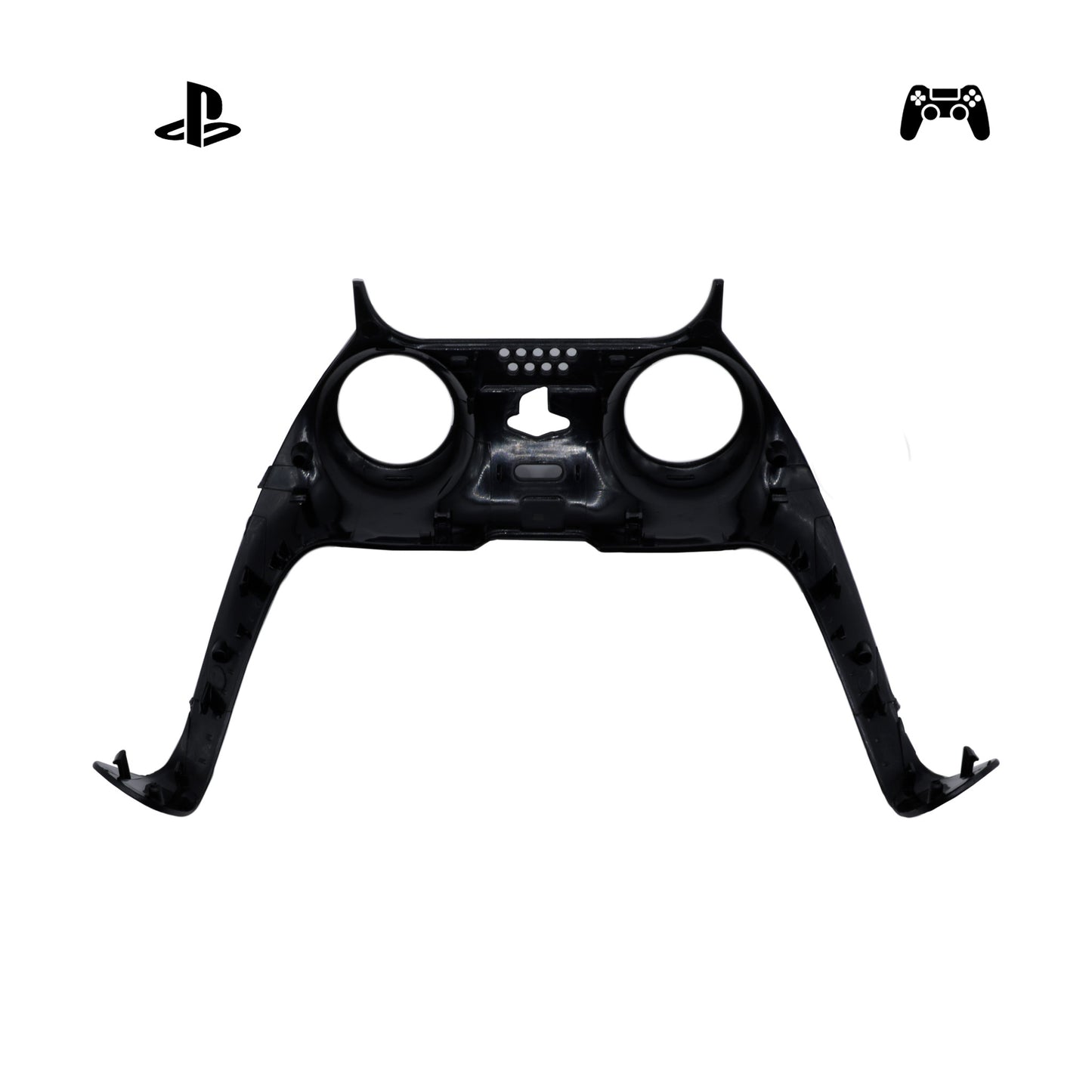 GAMING CARCASA FRONTAL PARA CONTROL DE PS5 NEGRO