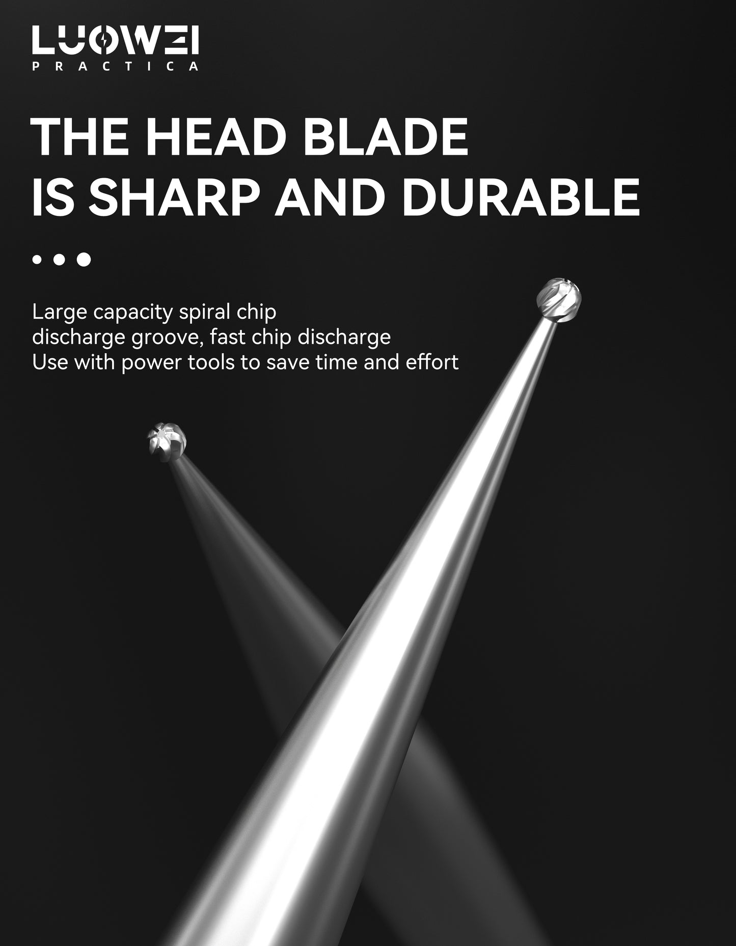 LUOWEI REPUESTO DE PULIDO PARA DREMEL 0.3mm, 0.4mm, 0.5mm PARA IPHONE Y ANDROID