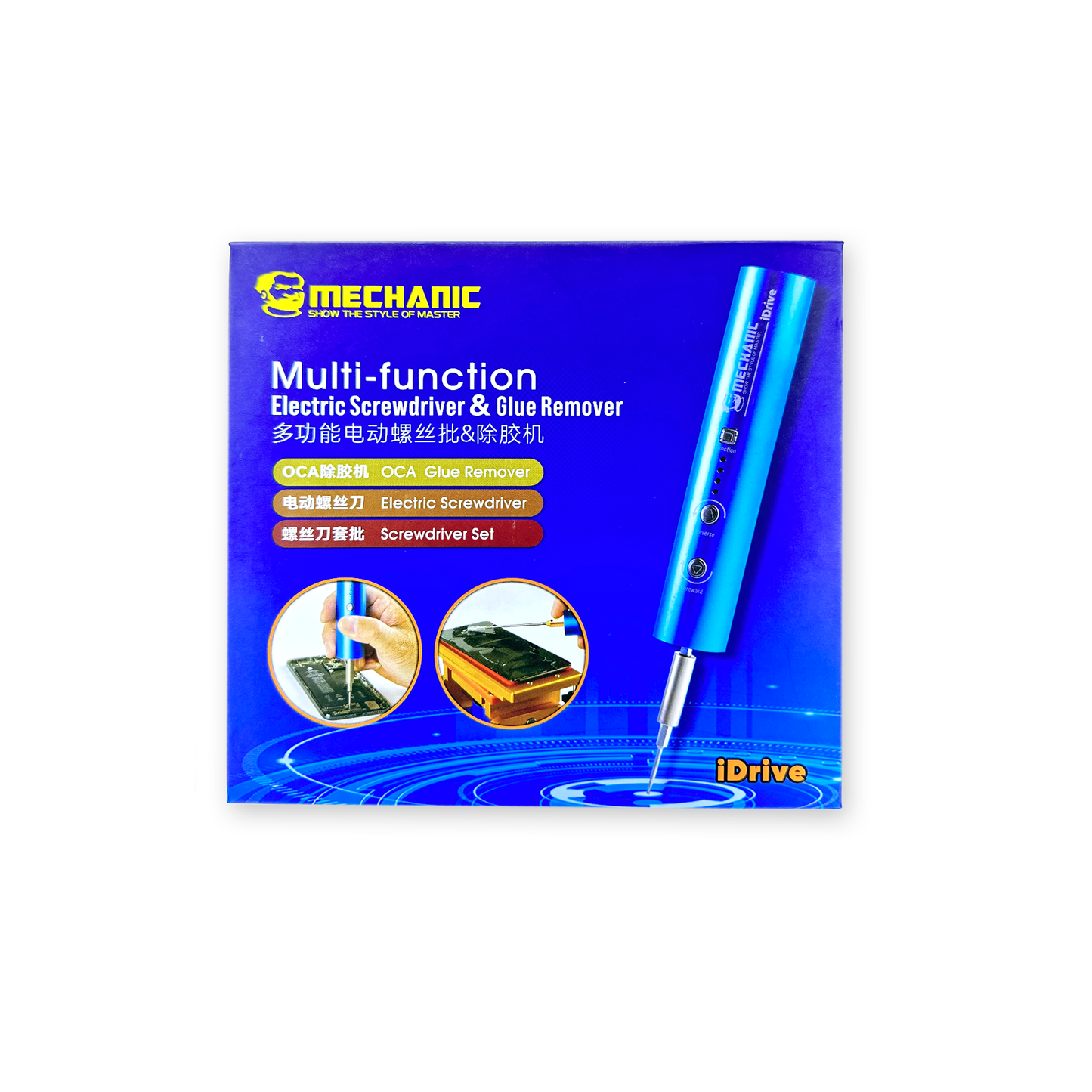 MECHANIC DESARMADOR ELECTRICO + REMOVEDOR DE OCA IDRIVE