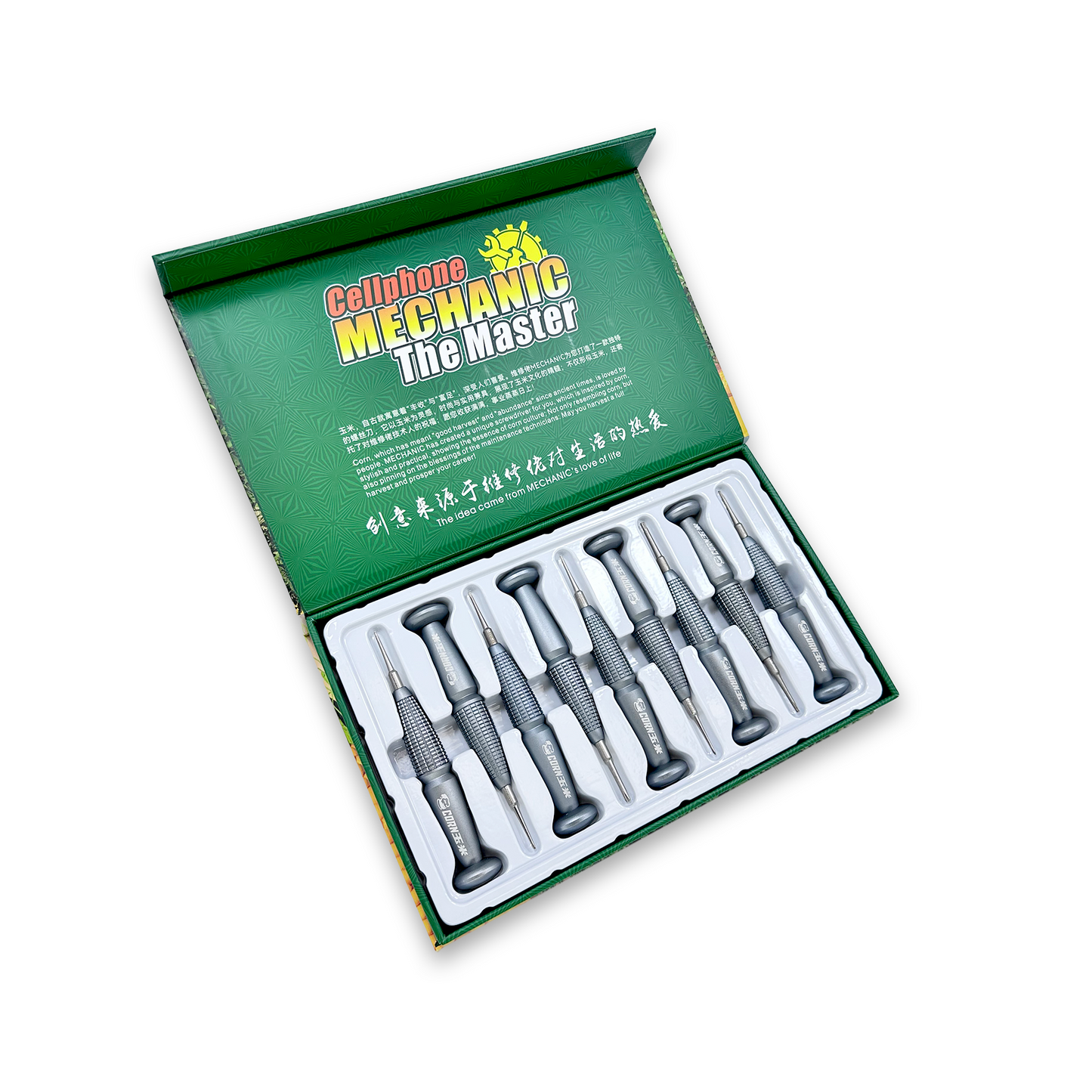 MECHANIC JUEGO DE DESARMADORES THE MASTER MINI CORN