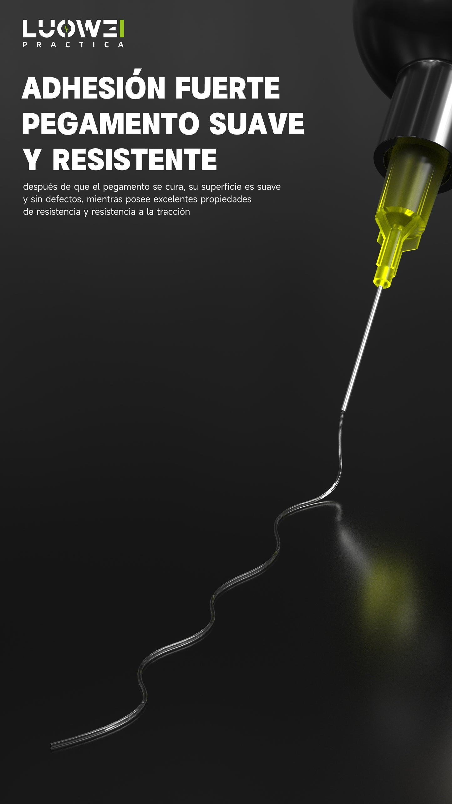 LUOWEI PEGAMENTO UV PARA MARCOS DE SECADO RAPIDO 10ML LW-128