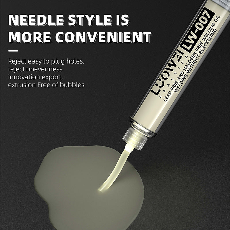 LUOWEI JERINGA CON SOLDADURA EN PASTA SIN PLOMO, SIN HALOGENOS LW-007