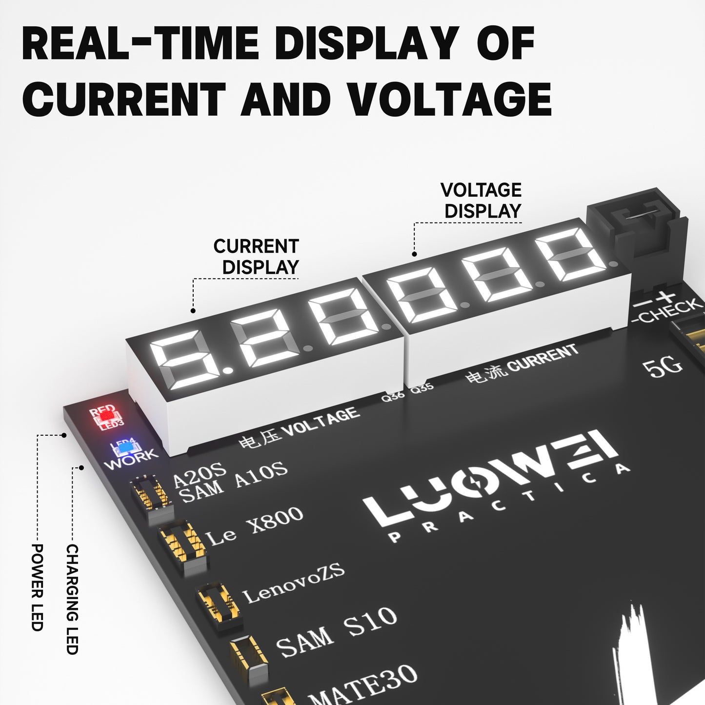 LUOWEI ACTIVADOR DE BATERIAS PARA IPHONE Y ANDROID LW-B03