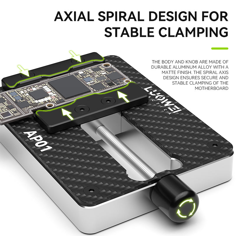 LUOWEI BASE PARA SOLDAR DE FIBRA DE CARBONO LW-AP01