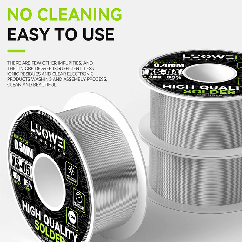 LUOWEI SOLDADURA EN HILO XS (0.8, 0.5, 0.4, 0.3)