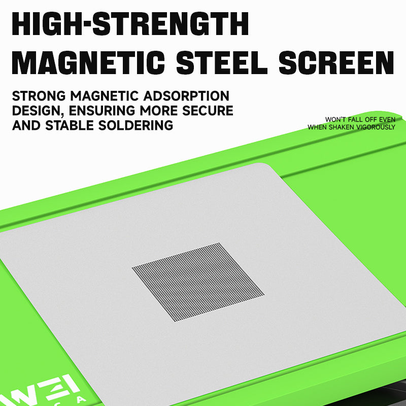 LUOWEI PLATAFORMA DE TRABAJO IMANTADA CON TAPETE PARA ALTAS TEMPERATURAS LW-PT03