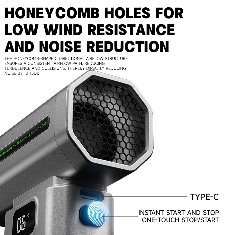 LUOWEI PISTOLA DE AIRE MINI JET FAN 20W C2