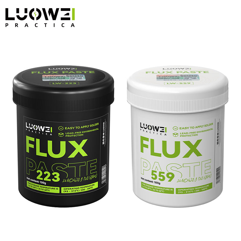 LUOWEI FLUX EN PASTA BLANCO / NEGRO 100G