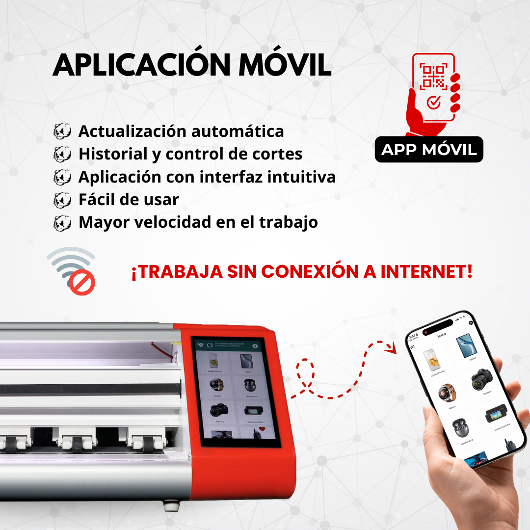 LIUTOOL MAQUINA CORTADORA MICA HIDROGEL