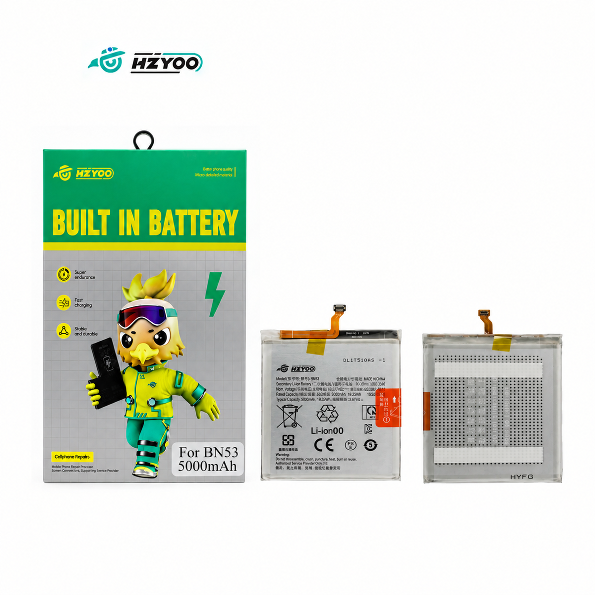 HZYOO BATERIA XIAOMI REDMI NOTE 9 PRO