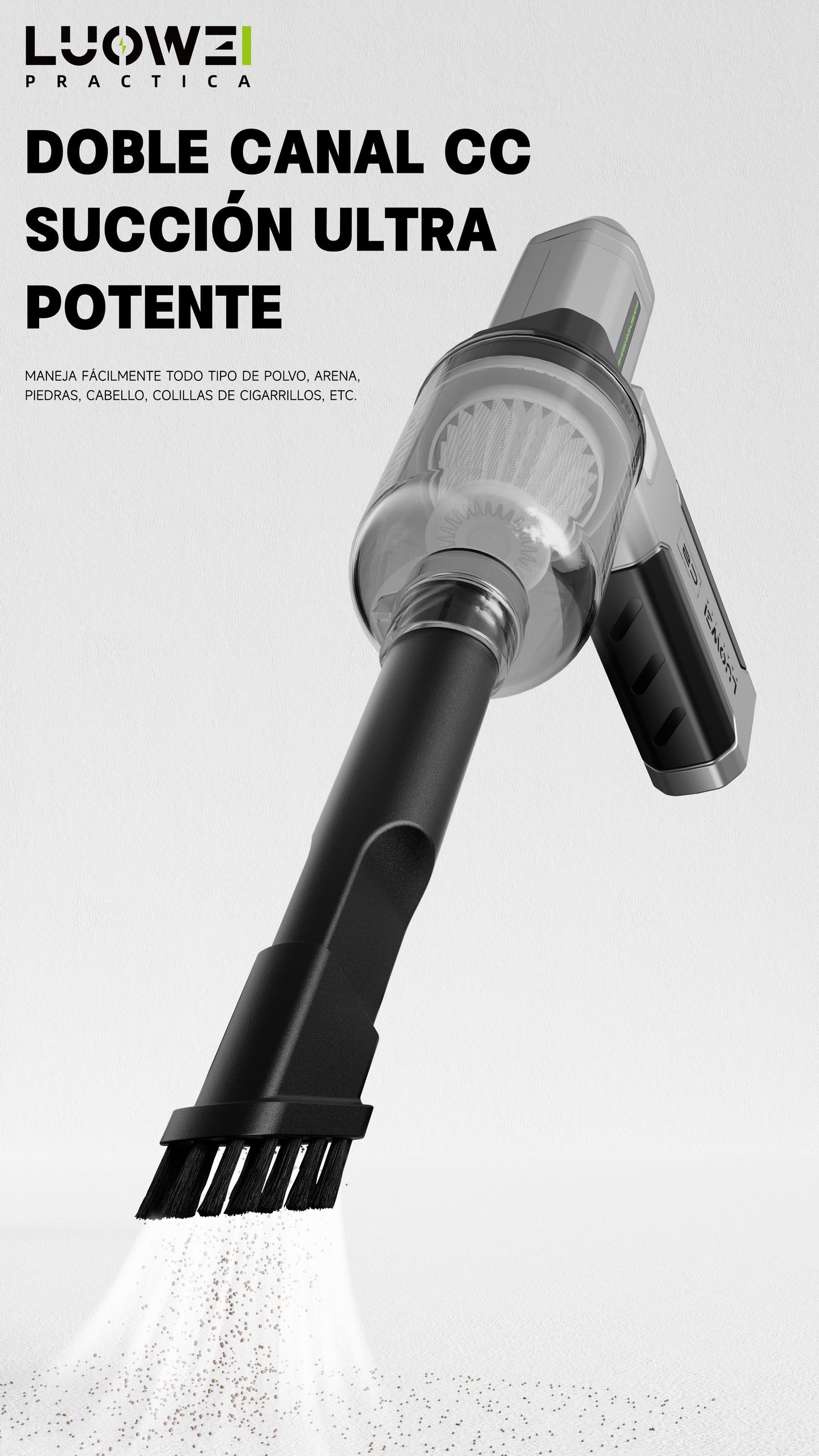 LUOWEI PISTOLA DE AIRE MINI JET FAN C2 20W
