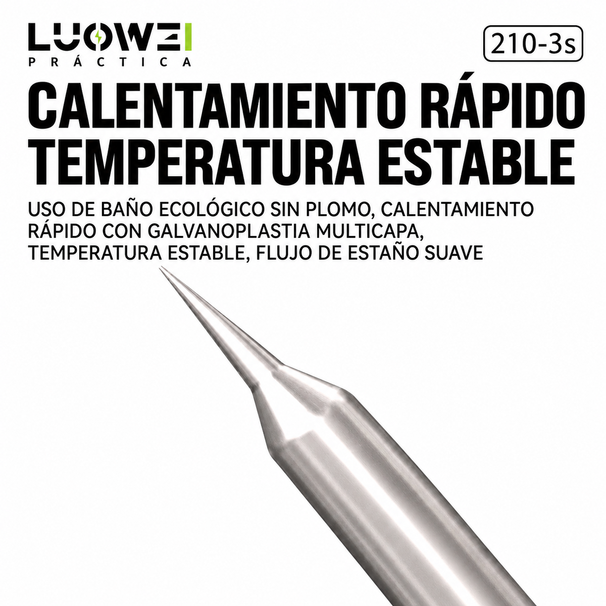 LUOWEI PUNTA PARA CAUTIN 3 EN 1 I / J / K C210 LW-210-3S