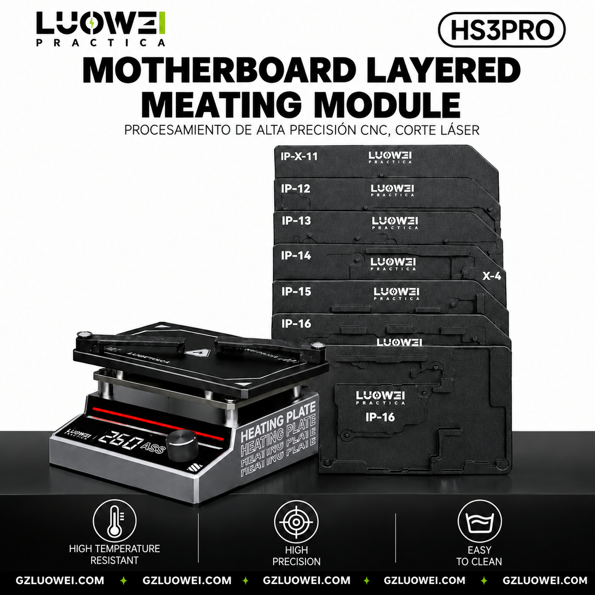 LUOWEI PLATAFORMA MULTIFUNCIONAL DE PRECALENTAMIENTO LW-HS3