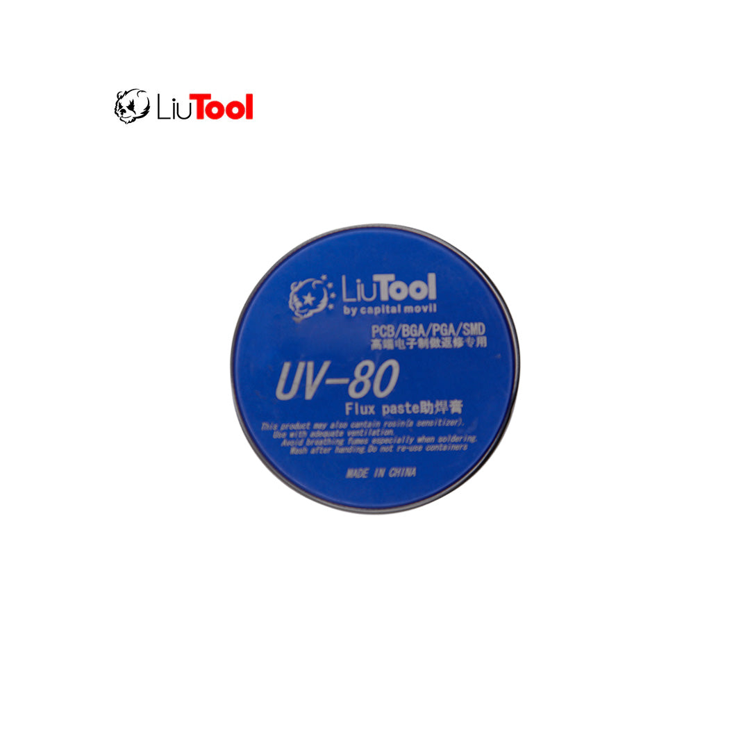 LIUTOOL PASTA FLUX REPARADORA DE ALTA SINTESIS SIN HALOGENOS UV80 60 GR