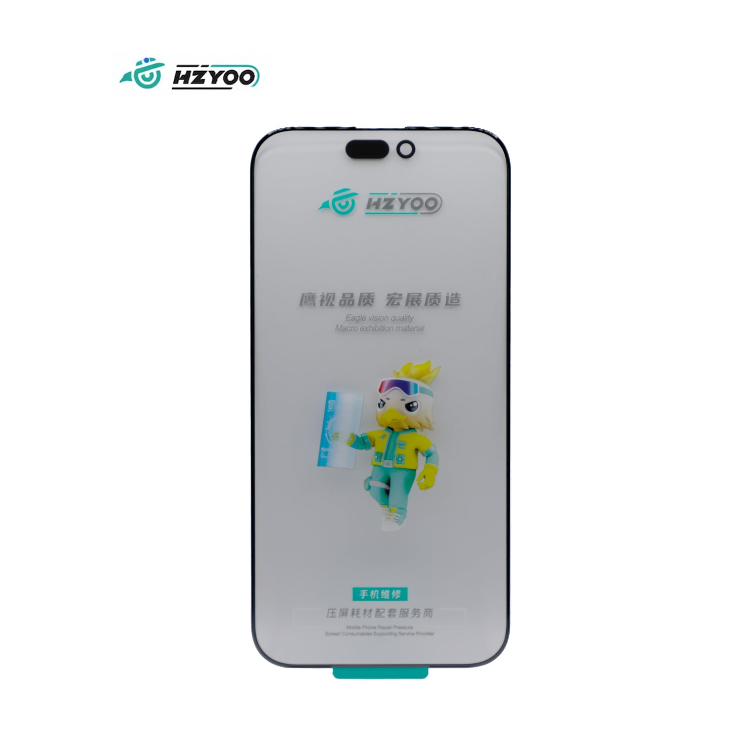 HZYOO GLASS CON OCA PARA PARA IPHONE SERIE 12 - 17