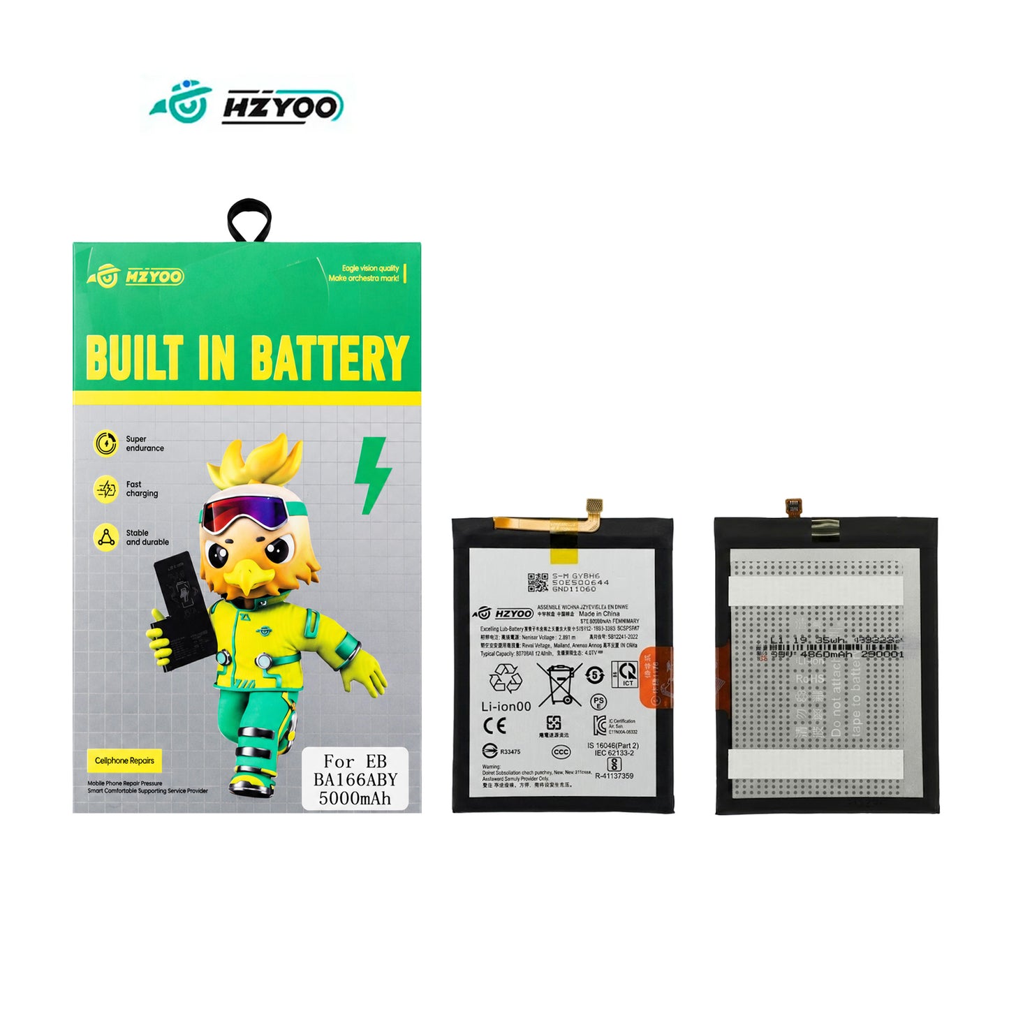HZYOO BATERIA PARA SAMSUNG A16 5G , A26 5G EB-BA166ABY 5000mAh CALIDAD PREMIUM