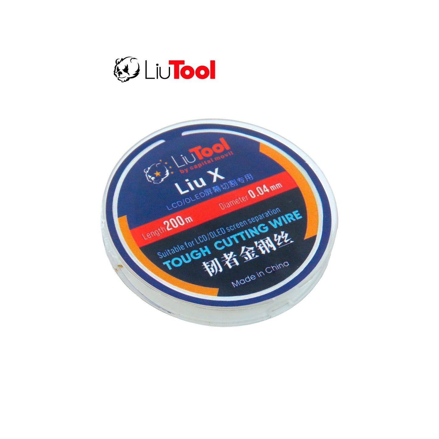 LIUTOOL ALAMBRE SEPARADOR DE LCD LIU X , .04 mm X 200 mts