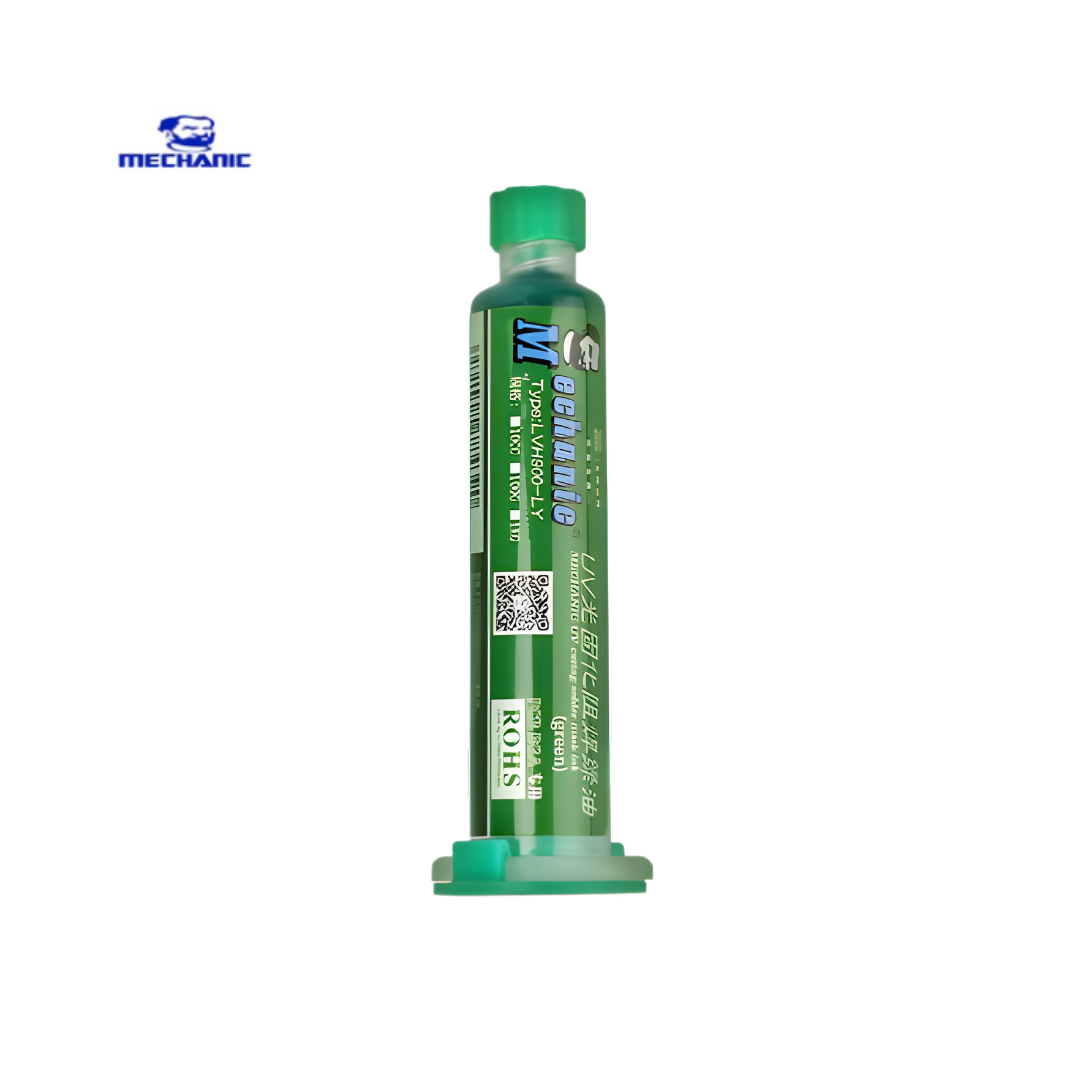 MECHANIC MASCARA DE SOLDADURA UV TINTA VERDE 10 cc