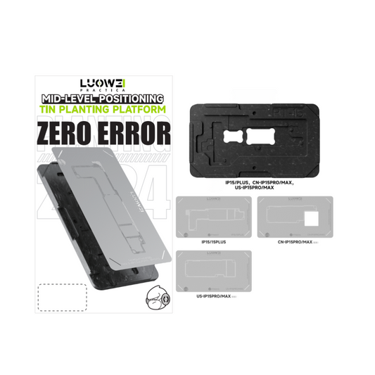 LUOWEI PLATAFORMA CON STENCIL PARA INTERPOSER IPHONE SERIES 15