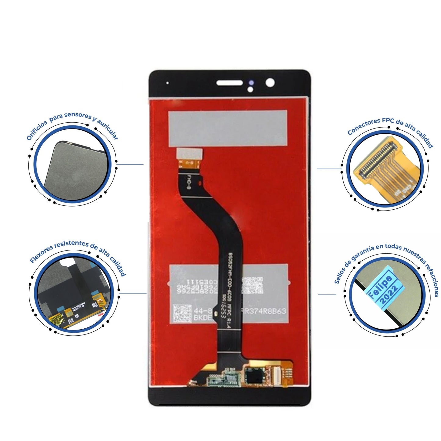 PANTALLA HUAWEI P9 LITE NEGRO VNS-L53