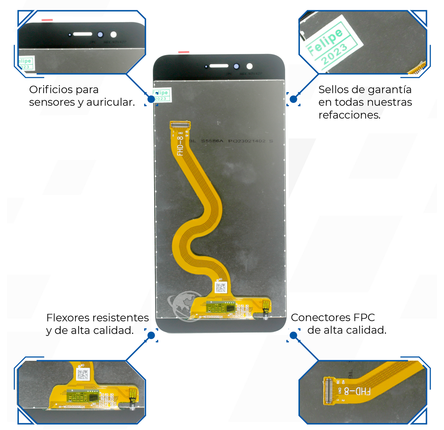PANTALLA HUAWEI P10 SELFIE NEGRO