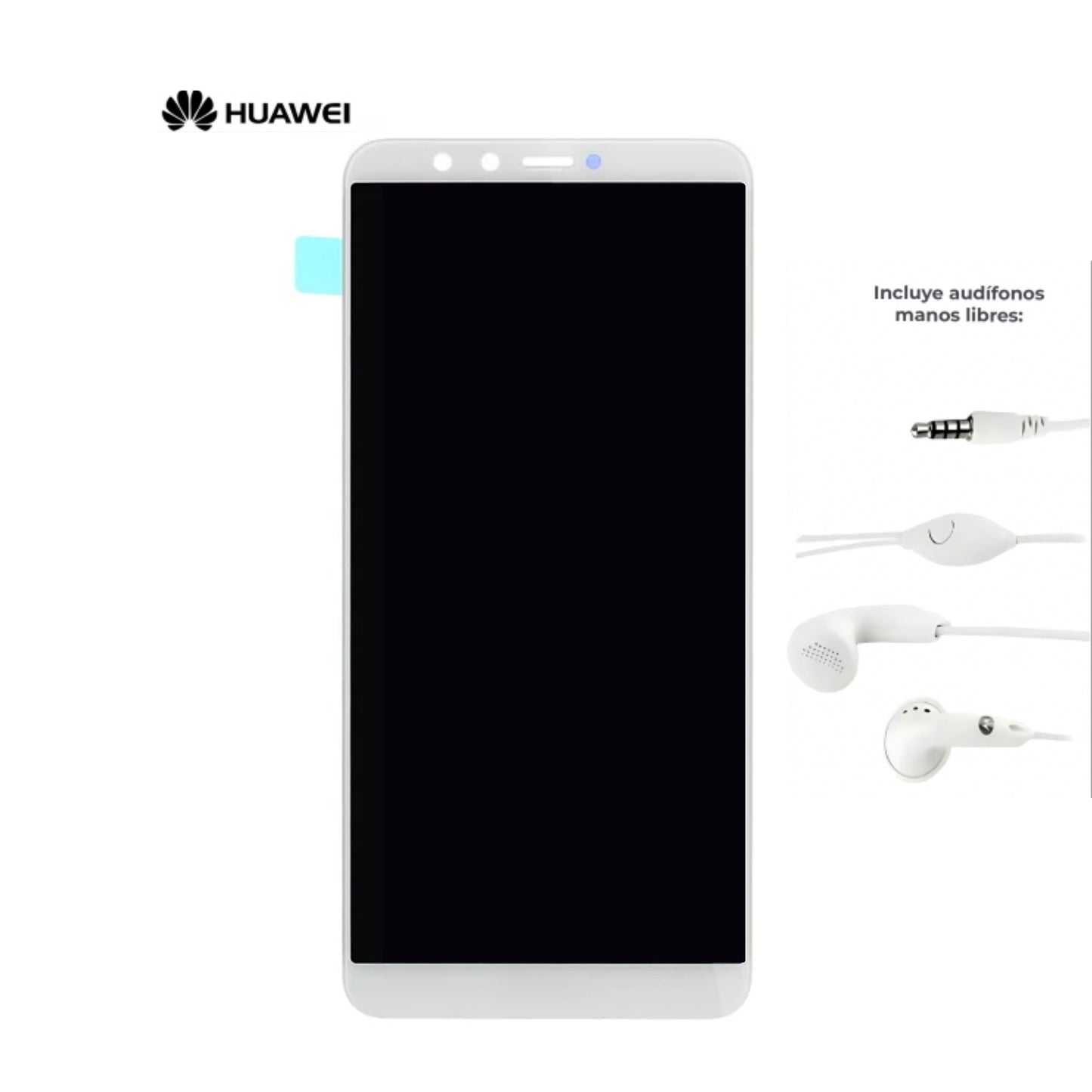 PANTALLA HUAWEI Y9 2018 BLANCO