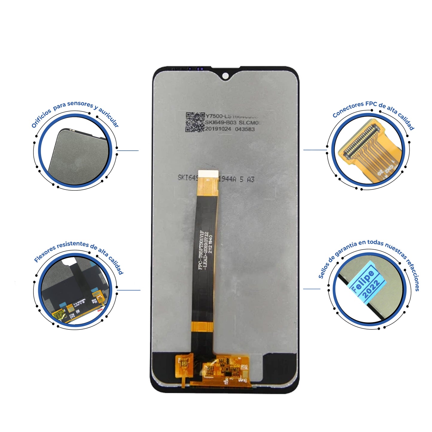 PANTALLA LG K50s NEGRO