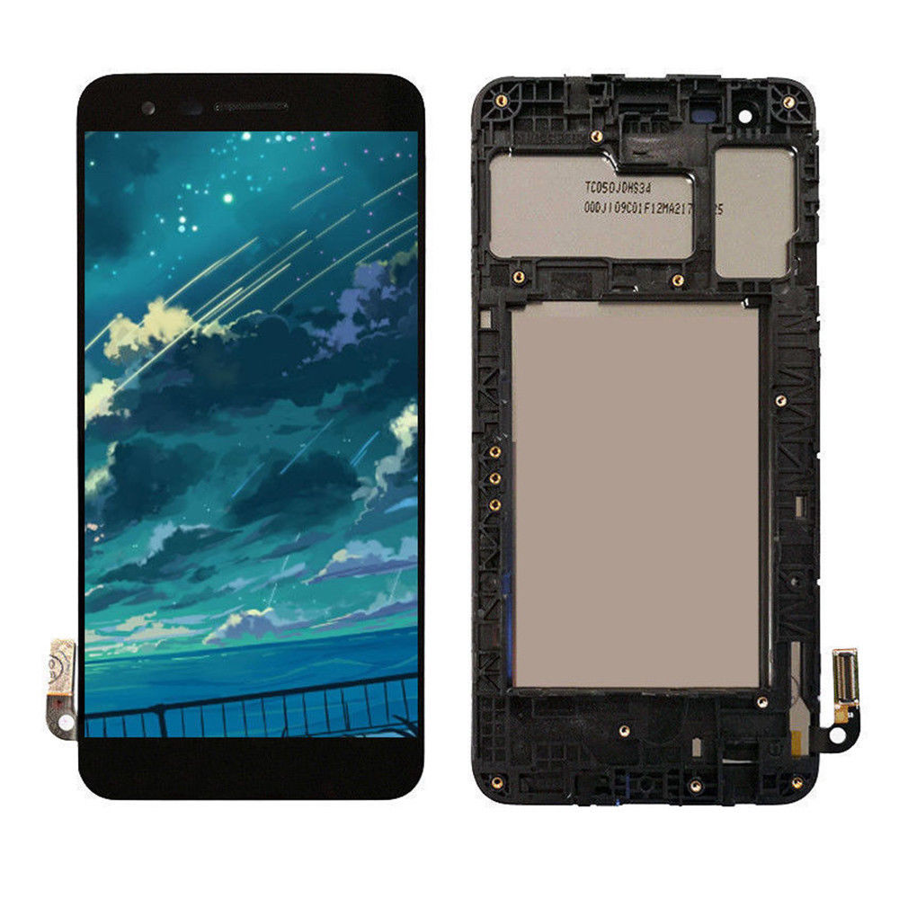 PANTALLA PARA LG K8 2018 CON MARCO NEGRO