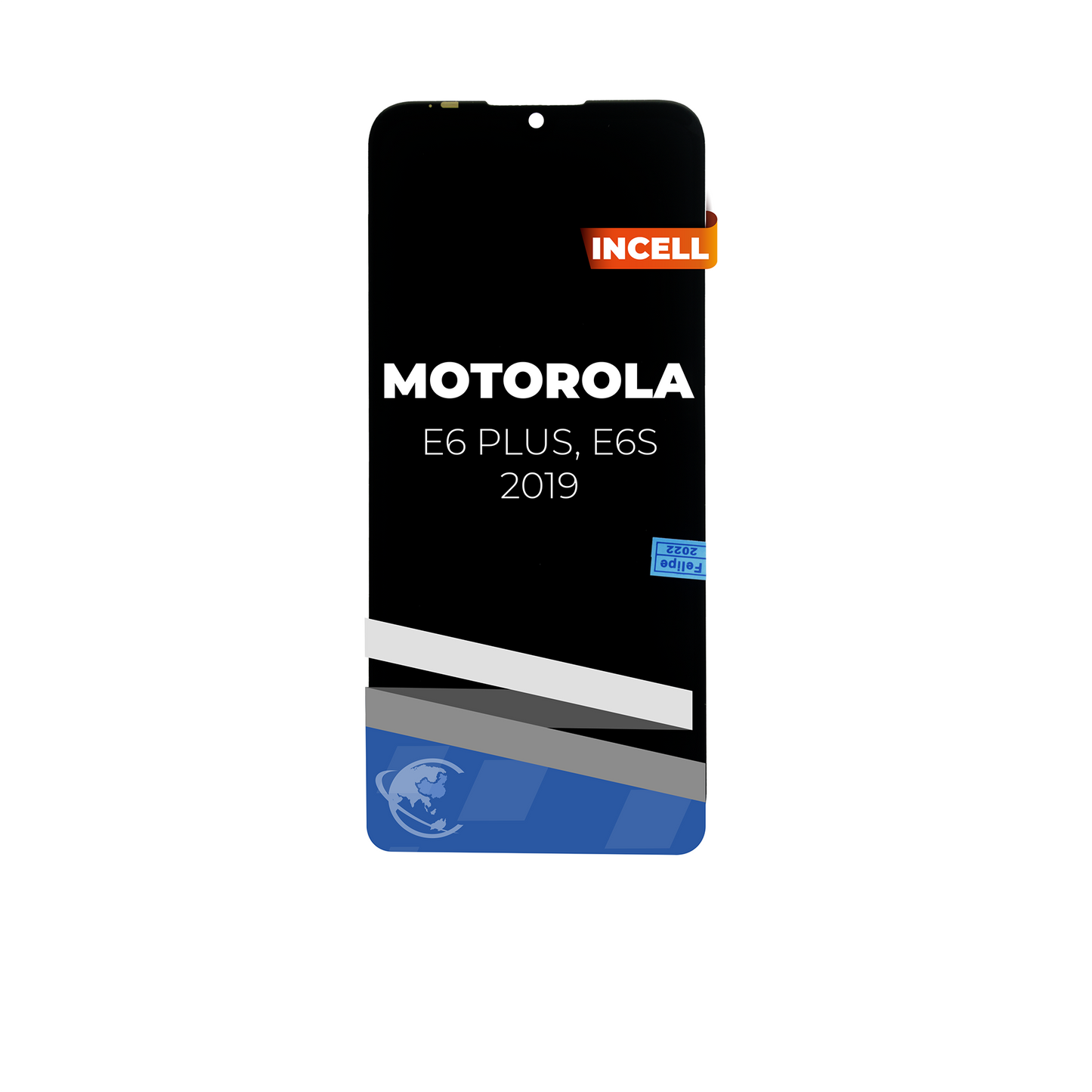 PANTALLA MOTOROLA E6 PLUS , E6s 2019 NEGRO