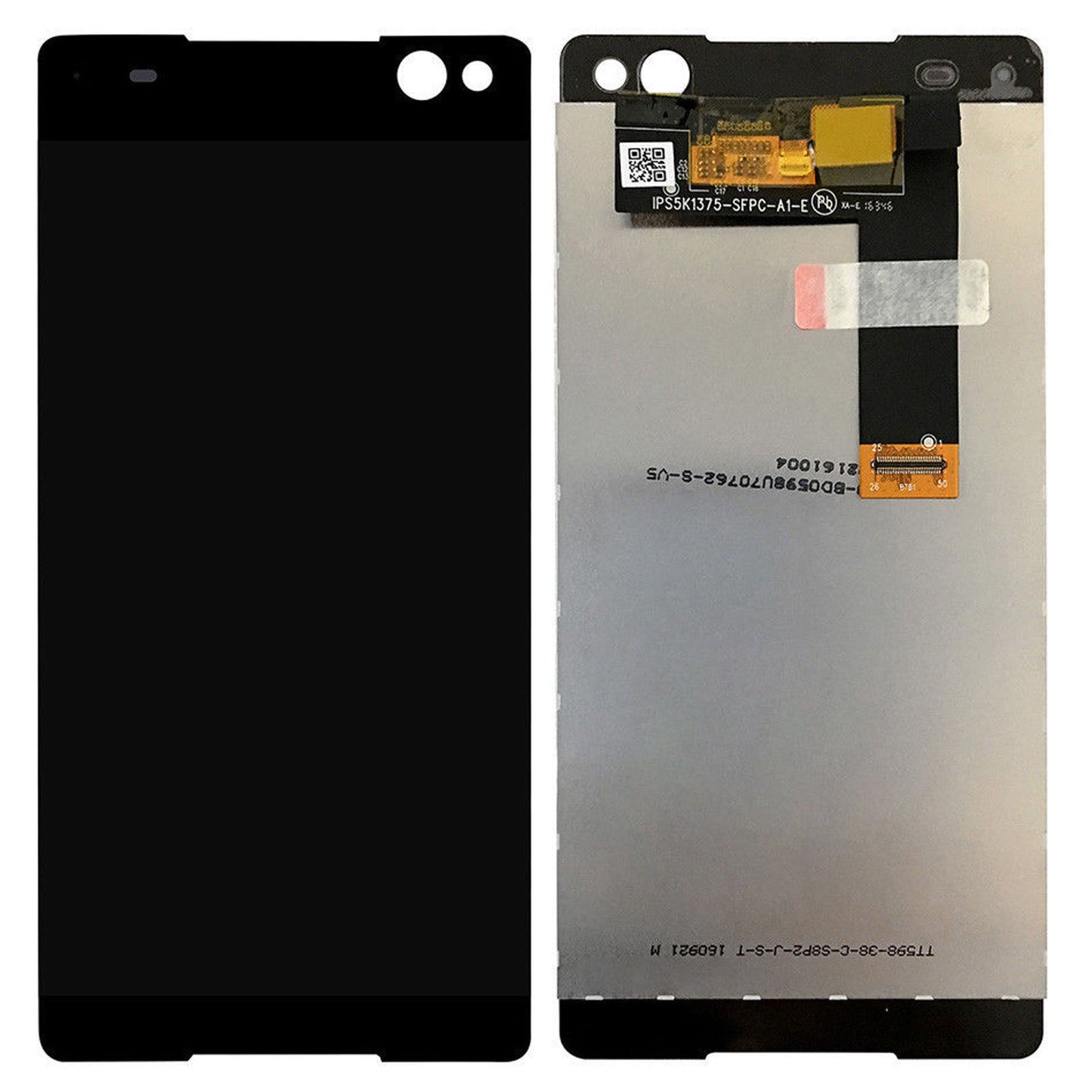 PANTALLA SONY C5 ULTRA CON MARCO NEGRO