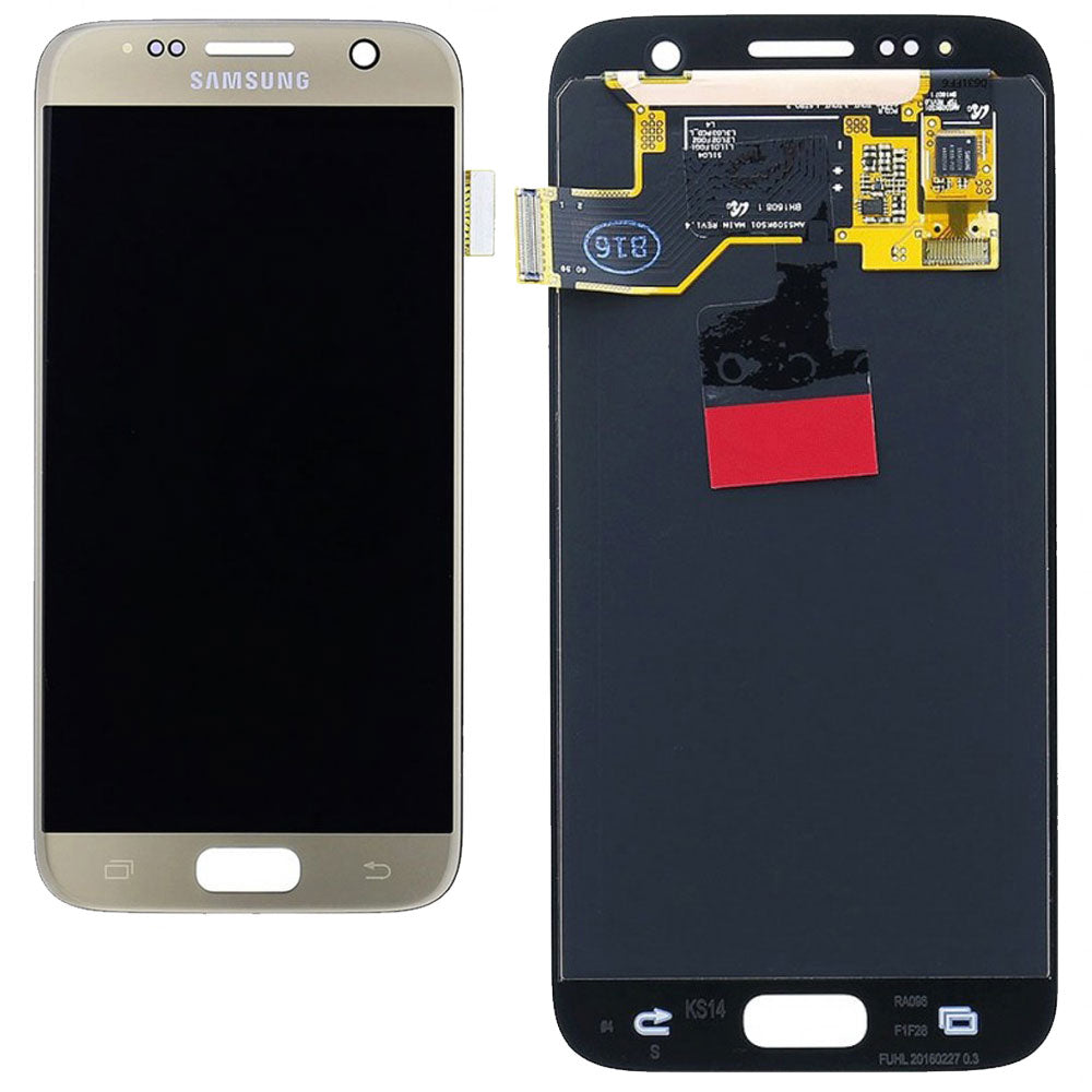 PANTALLA SAMSUNG S7 FLAT DORADO OLED