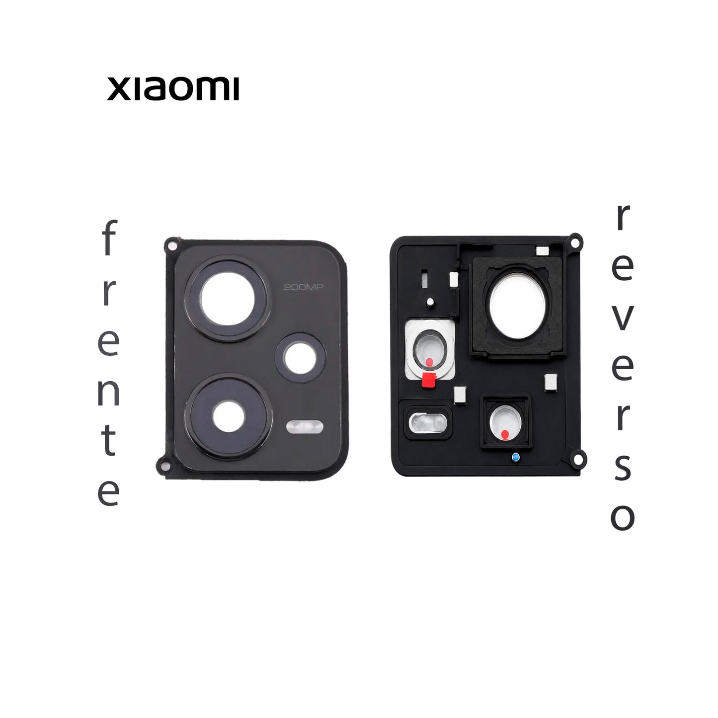 LENS DE CAMARA XIAOMI REDMI 12 NEGRO CON MARCO