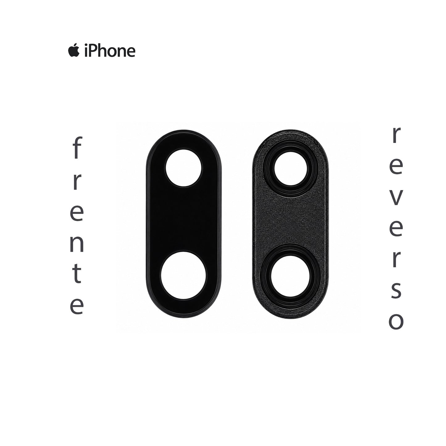 LENS DE CAMARA IPHONE 8G PLUS NEGRO