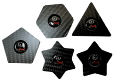 LIUTOOL ESPATULAS FIBRA DE CARBONO, KIT DE 5 PIEZAS