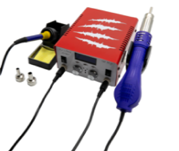 LIUTOOL ESTACION DE AIRE CALIENTE Y SOLDADURA 2018D+