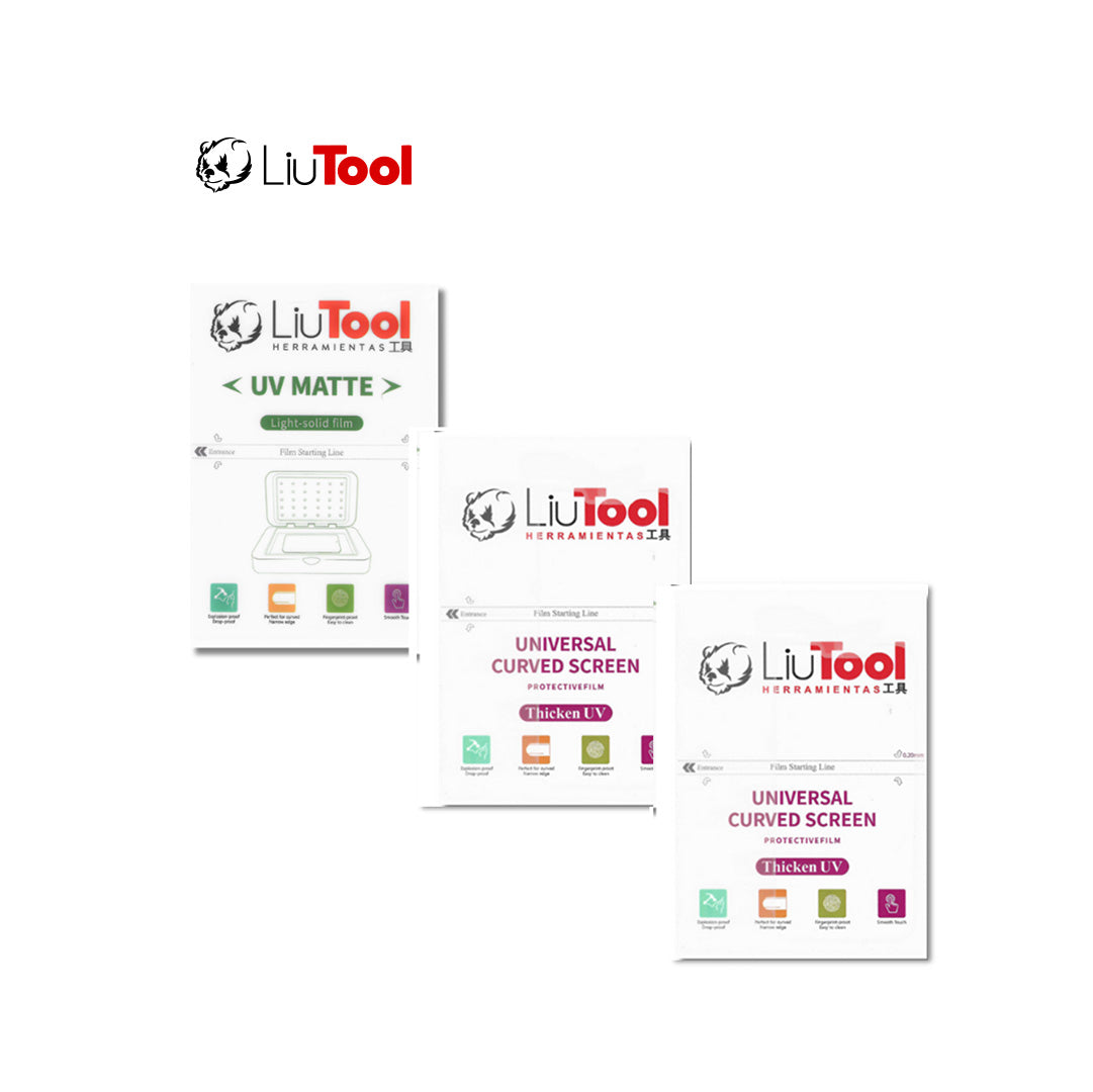 LIUTOOL MICA DE HIDROGEL 3X2 (2 HD UV + 1 MATE UV)