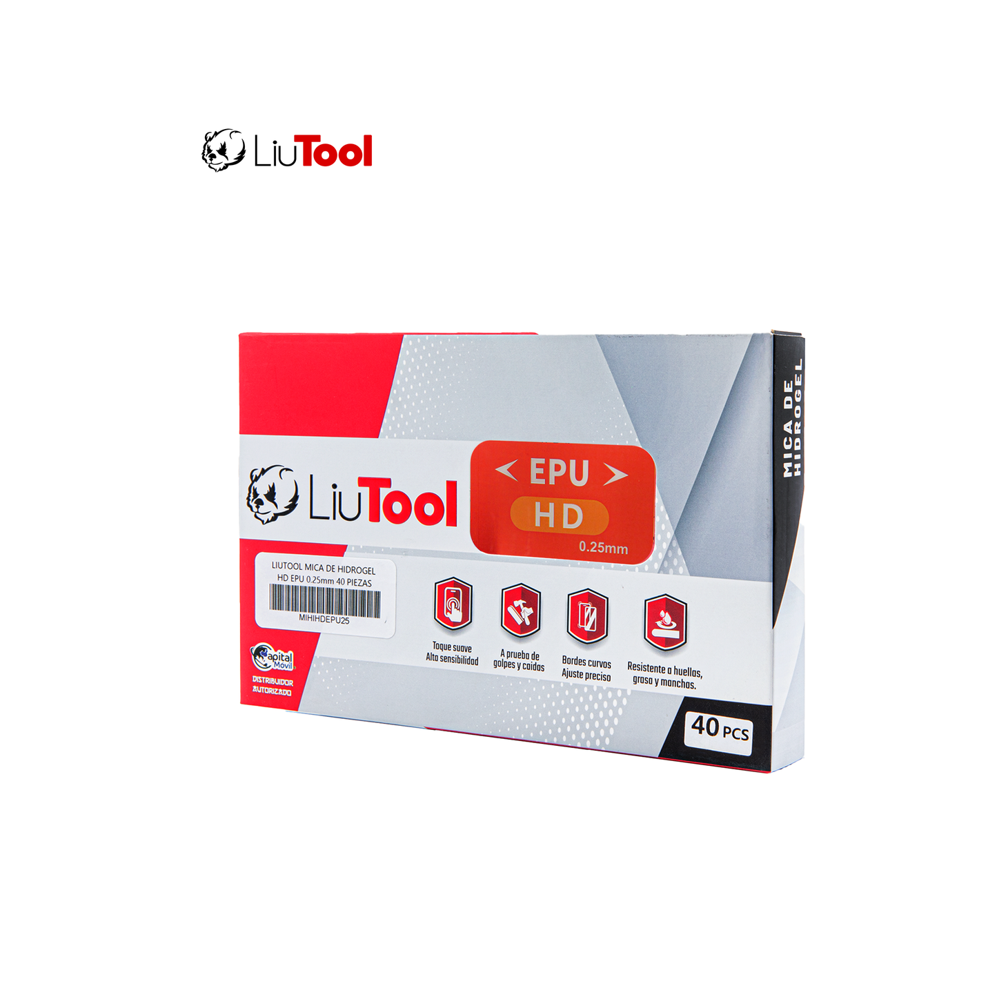 LIUTOOL MICA DE HIDROGEL HD EPU .25mm (40pzas)