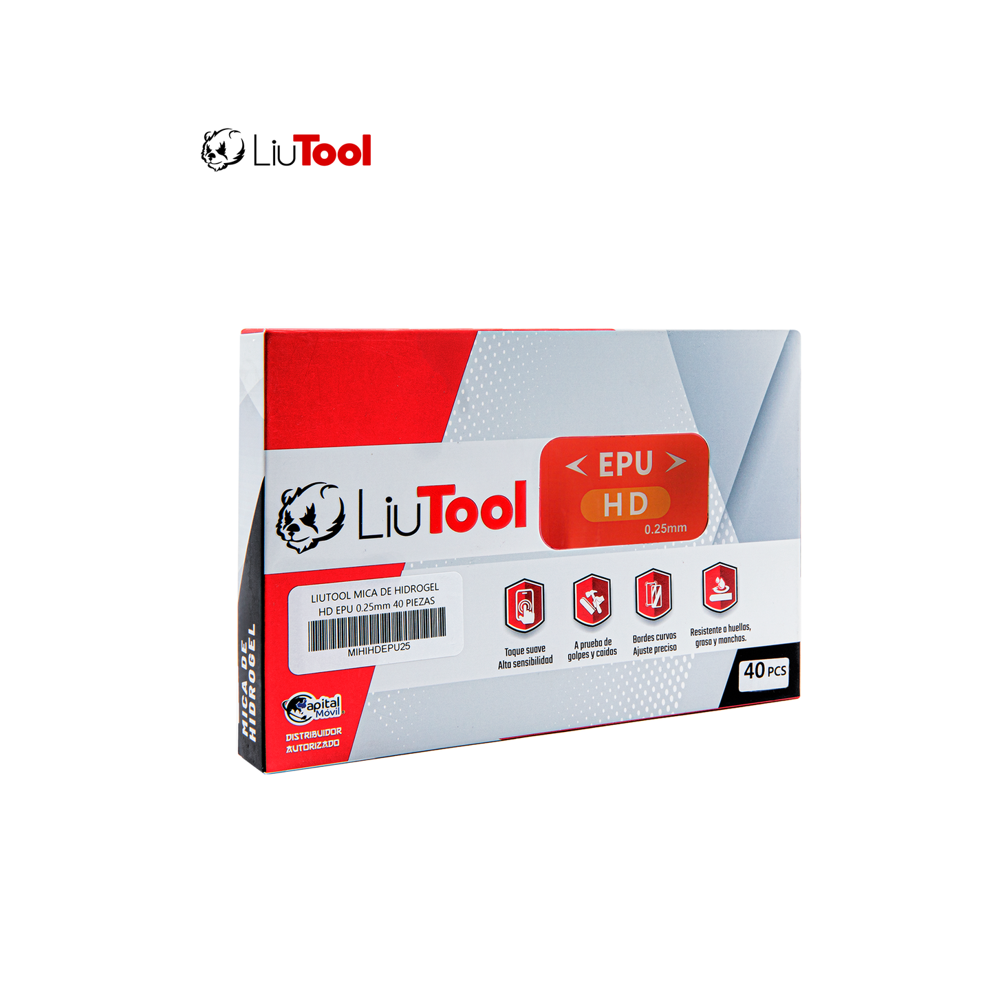 LIUTOOL MICA DE HIDROGEL HD EPU .25mm (40pzas)