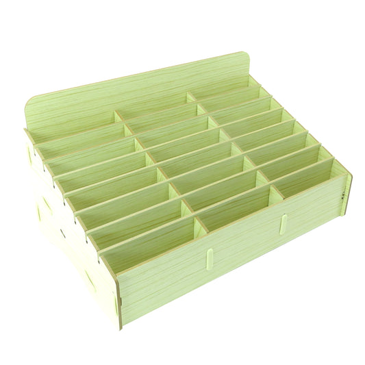 ORGANIZADOR DE MADERA 30 COMPARTIMENTOS