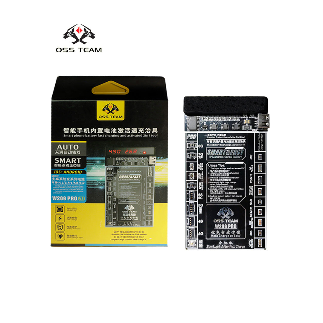 OSS TEAM ACTIVADOR DE BATERIA W209 PRO , 2 EN 1