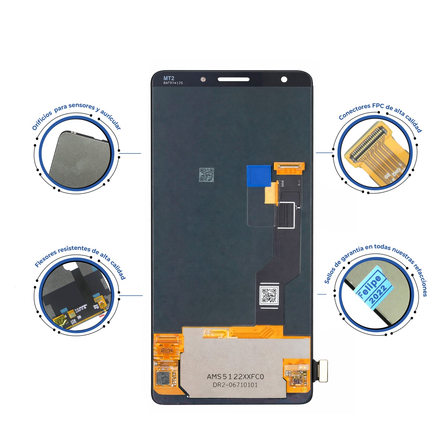 PANTALLA PARA GOOGLE PIXEL 3A XL OLED