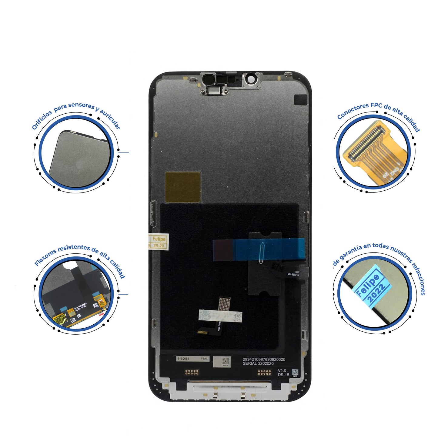 PANTALLA PARA IPHONE 13 PRO PARA CAMBIO DE IC