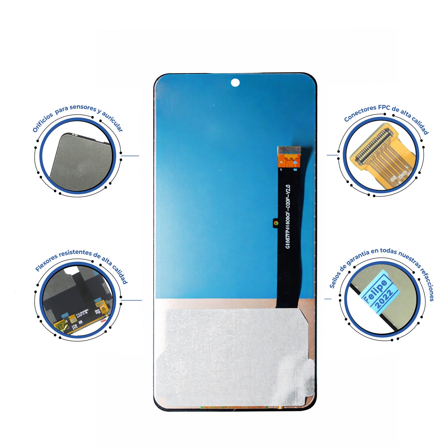 PANTALLA PARA ZTE AXON 40 SE / AXON 40 / AXON S30 PRO / V40 SE /V40 PRO NUBIA RED MAGIC 6R CALIDAD INCELL