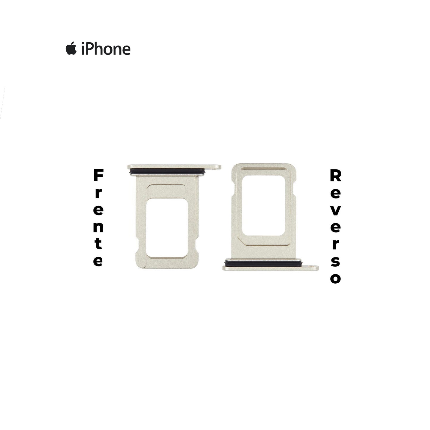 PORTA SIM IPHONE 15 / 15 PLUS AMARILLO