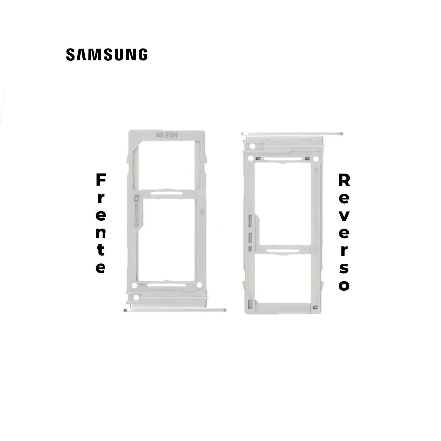 PORTA SIM SAMSUNG NOTE 9 PLATA