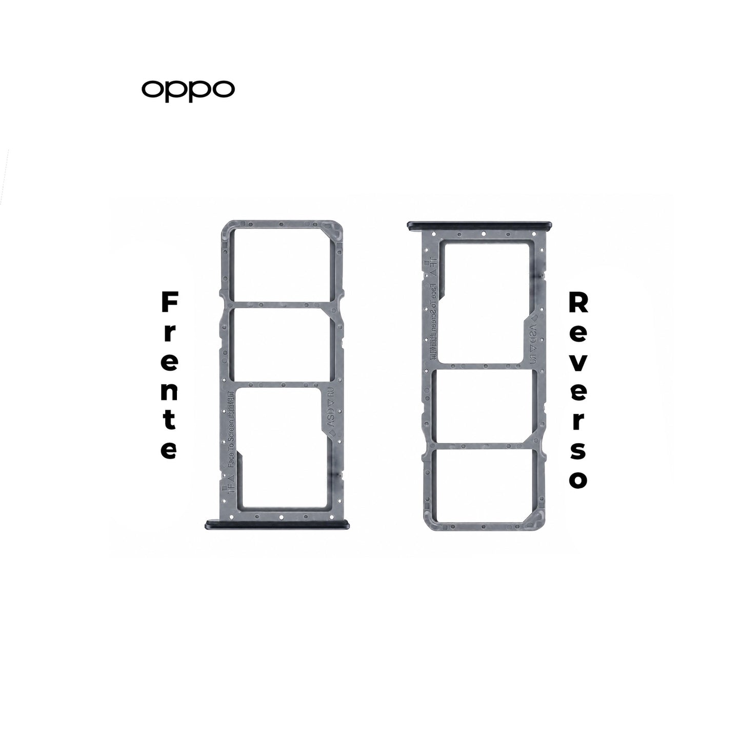 PORTA SIM OPPO A77 NEGRO