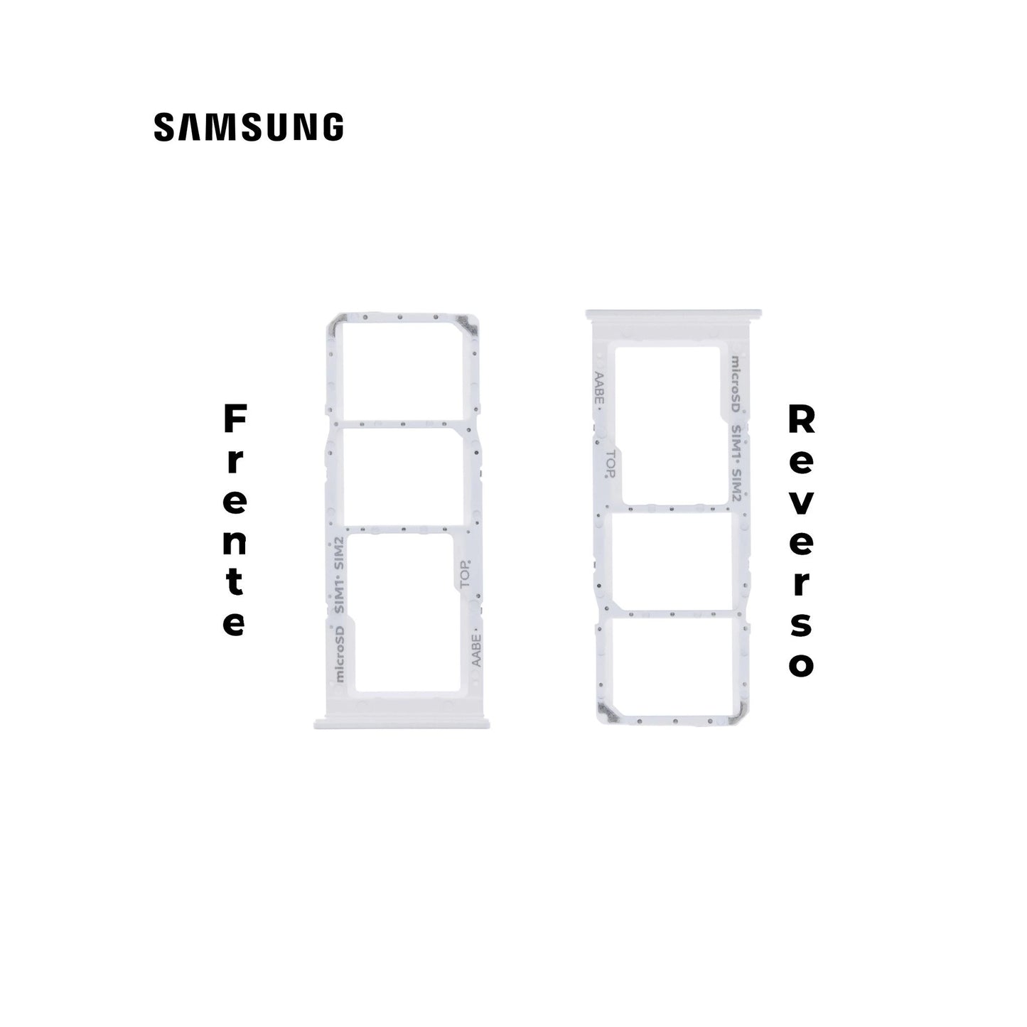 PORTA SIM SAMSUNG A02 DUAL BLANCO