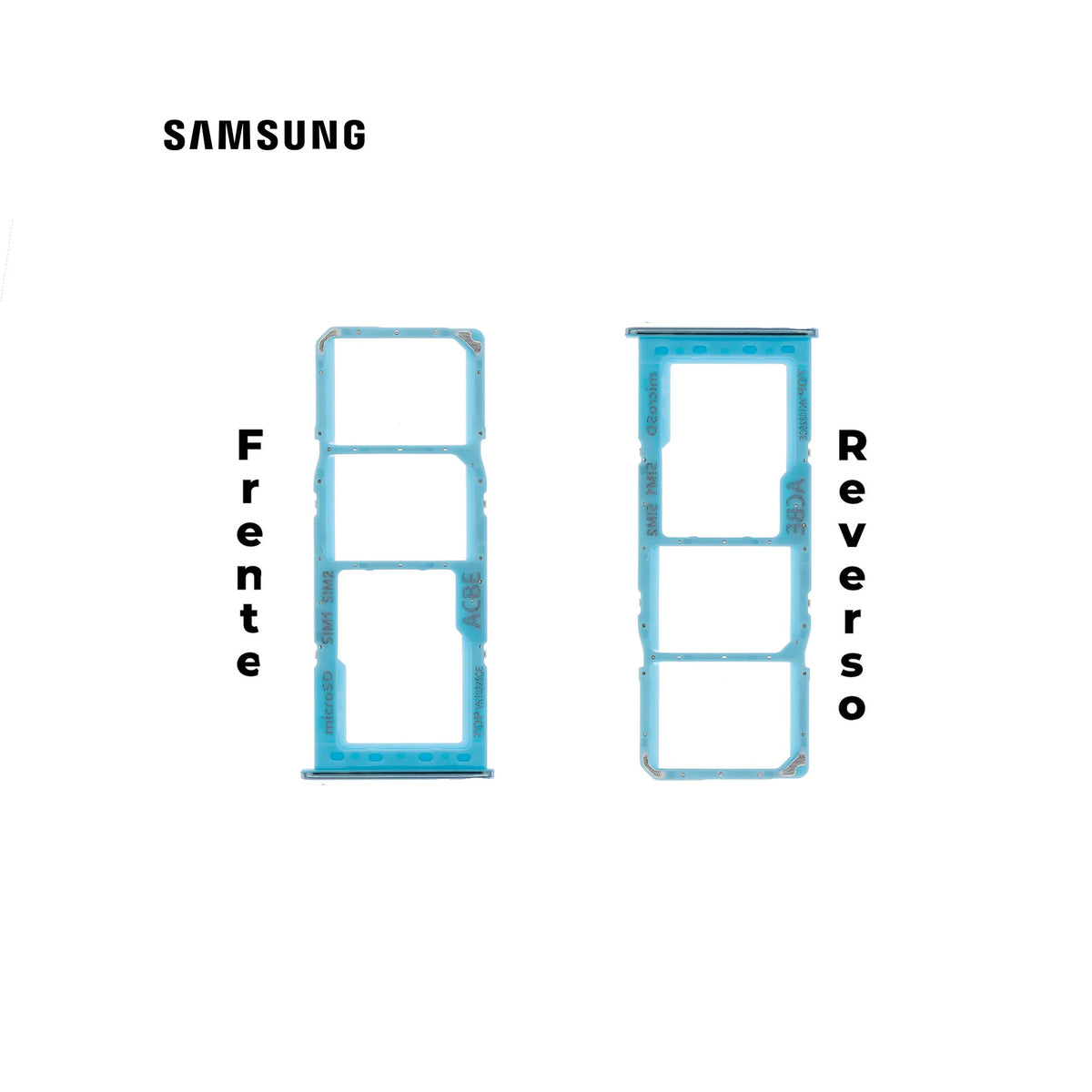 PORTA SIM SAMSUNG A32 4g AZUL